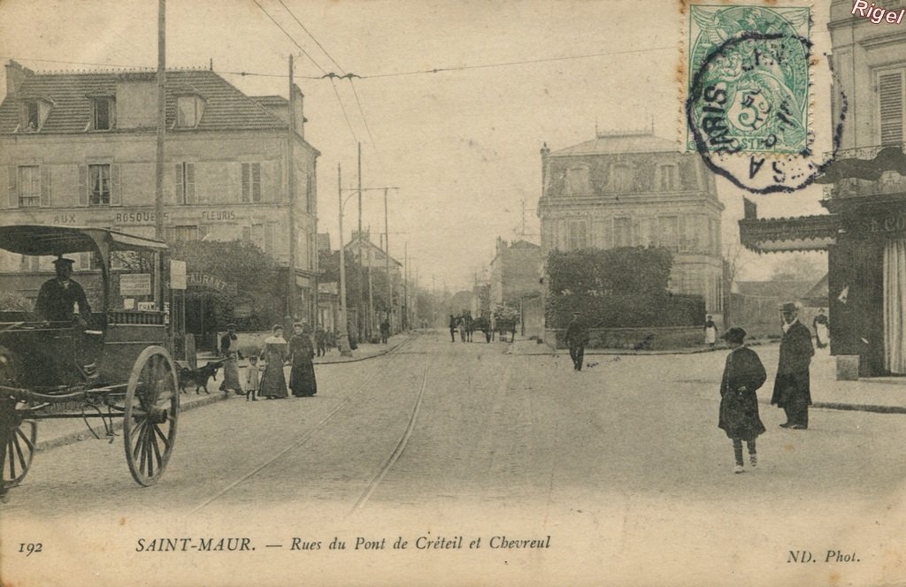 94-St-Maur - Rues Pont Créteil et Chevreul - 192 ND Phot.jpg