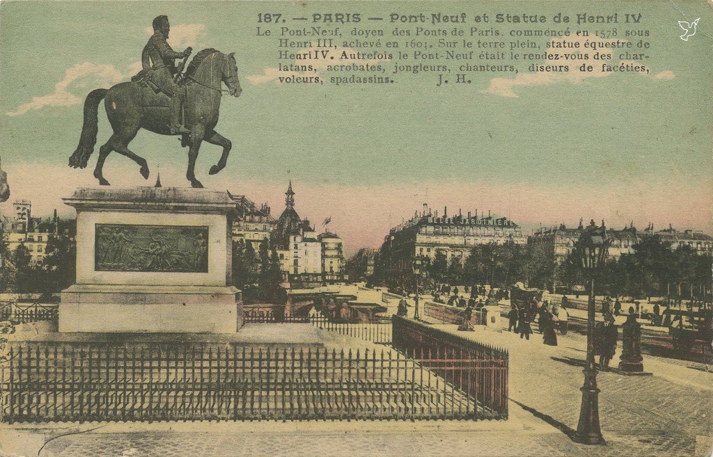Z - 187 - Pont Neuf et Statue de Henri IV (color).jpg