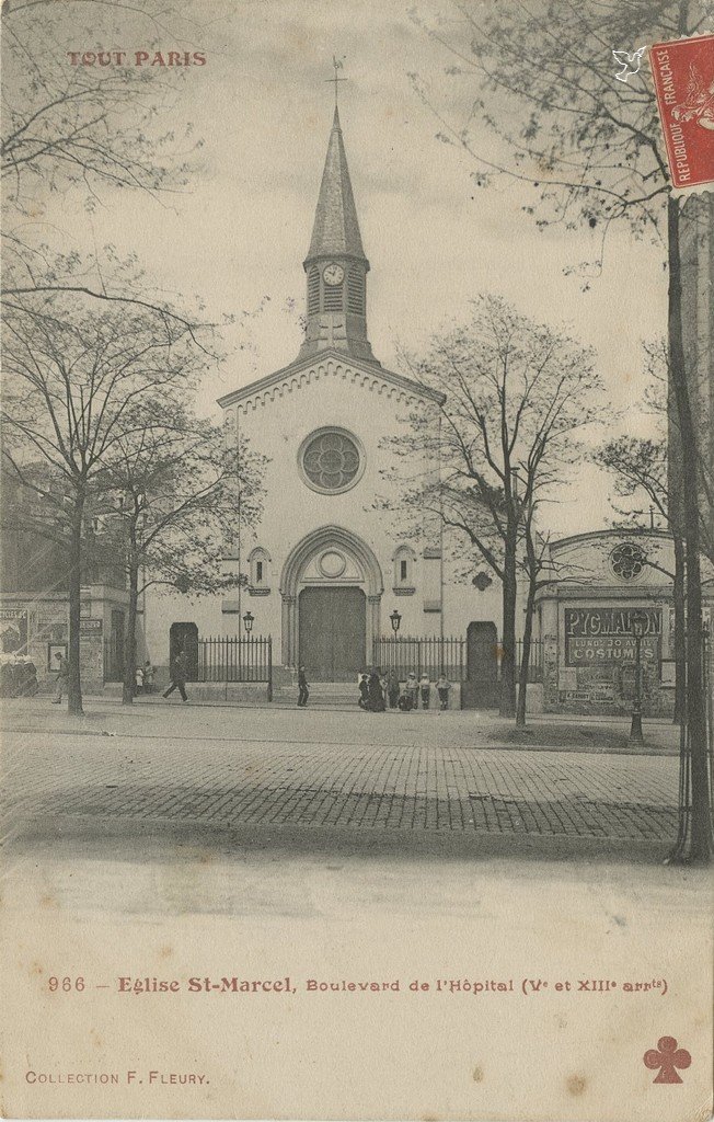 Z - 966 - Eglise St-Marcel, Bd de l'Hôpital.jpg