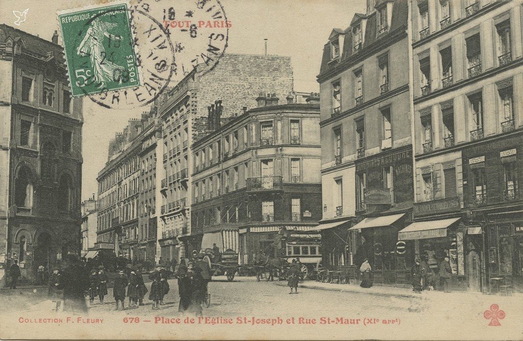Z - 678 - Place de l'Eglise St-Joseph et Rue St-Maur.jpg