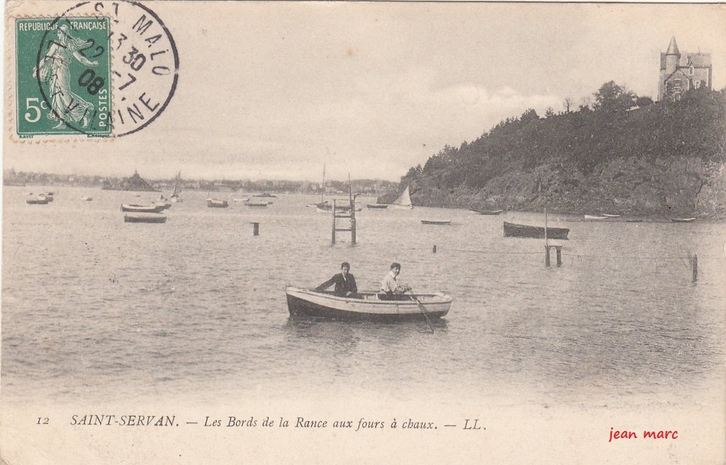 Saint-Servan - Bords de la Rance aux fours à chaux (1908).jpg
