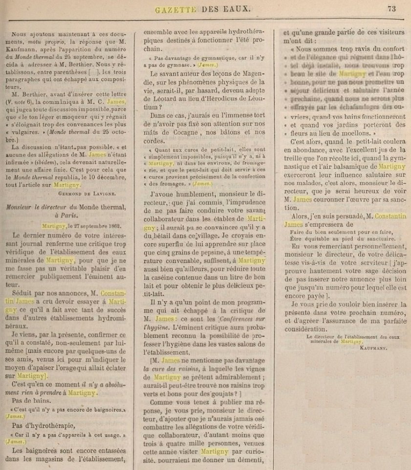 Martigny - 27 septembre 1862 réponse de M. Kaufmann à l'article de Constantin James.jpg