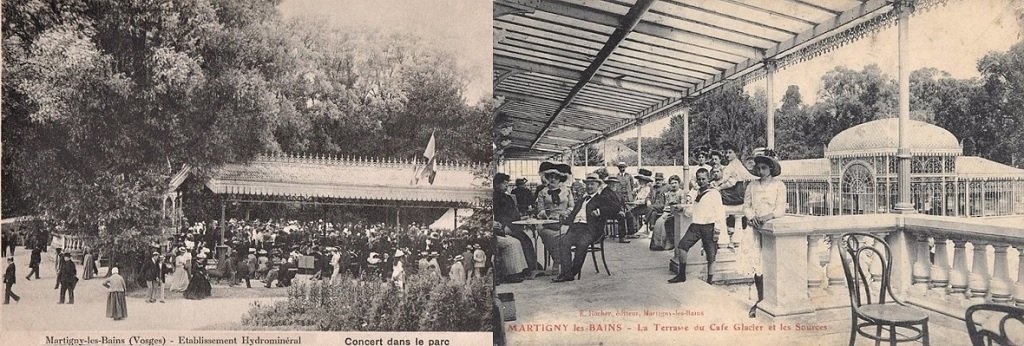 Martigny-les-Bains - Concert dans le Parc - La terrasse du café glacier et les Sources.jpg