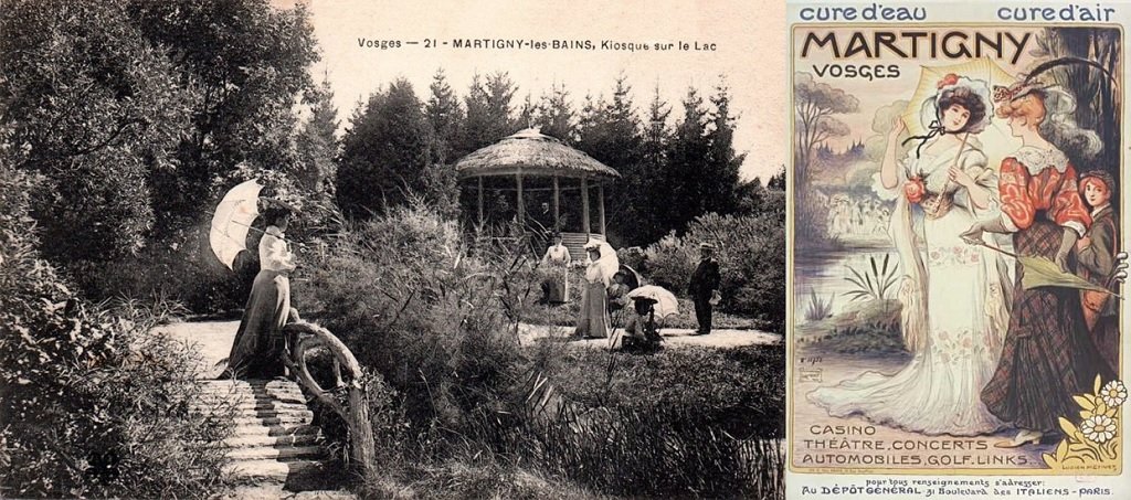 Martigny-les-Bains - Le Kiosque sur le lac - Affiche publicitaire 1907.jpg