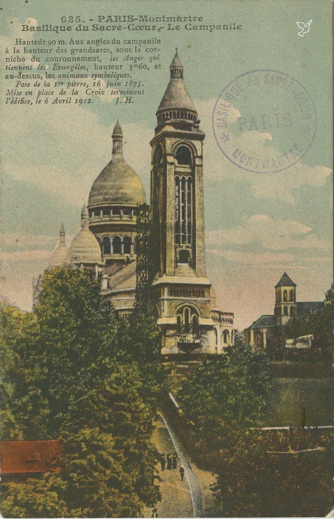 Z - 035 - PARIS Montmartre - Basilique du SC - Le Campanile.jpg