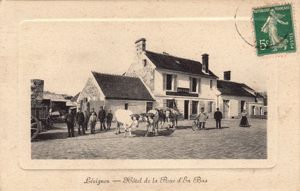 60 - LEVIGNEN - Hôtel de la Rue d'En Bas - Edit. Grutus (liseré blanc) - 22-07-22.jpg