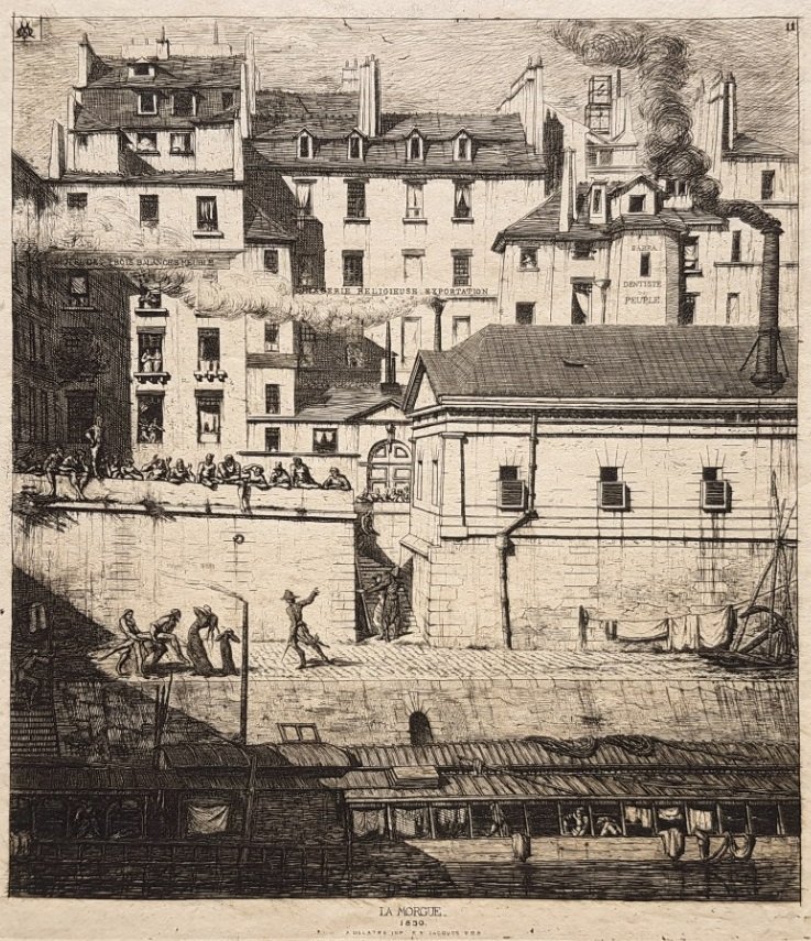 La Morgue du Marché-Neuf Charles Méryon (1821-1868) gravure 1850.jpg