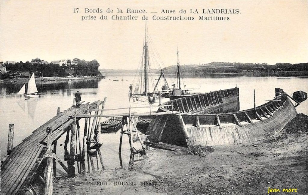 Le Minihic sur Rance - Anse de La Landriais, prise du Chantier de Constructions Maritimes.jpg