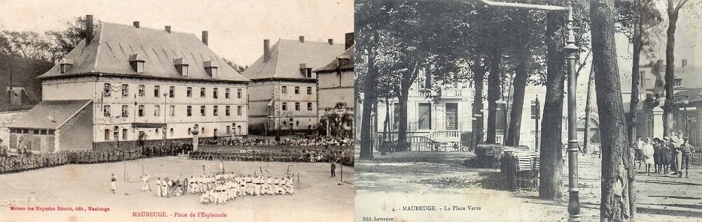 Maubeuge - Revue militaire sur l'Esplanade - Place Verte.jpg