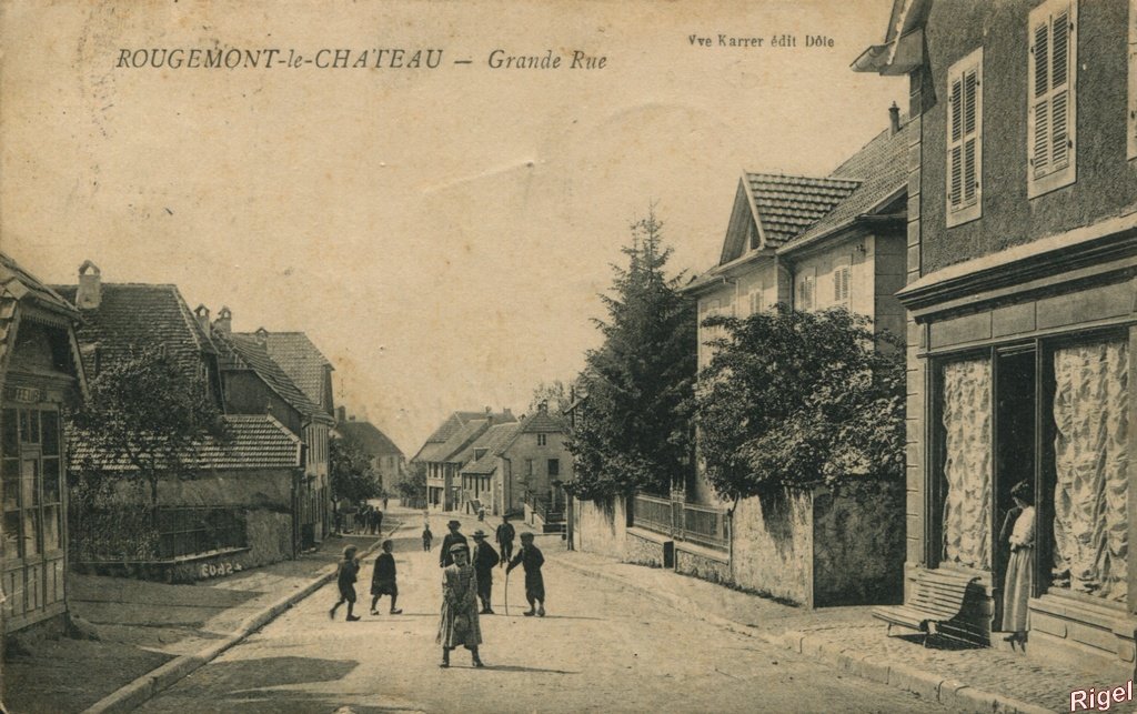 90-Rougemont-le-Chateau - Grande Rue - Vve Karrer édit.jpg