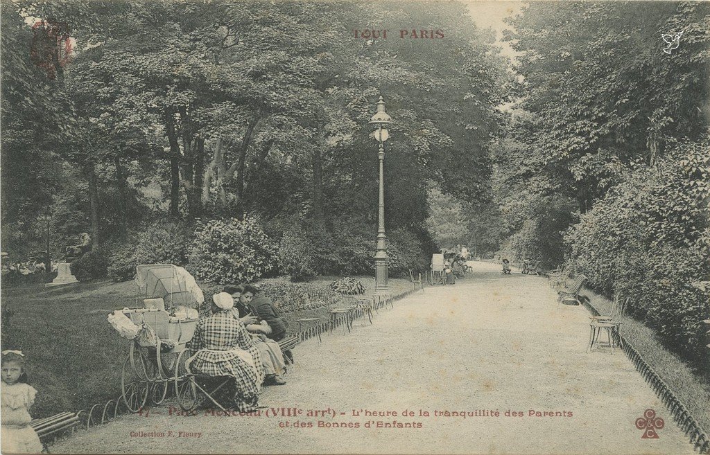 Z - 47 - Parc Monceau - L'heure de la tranquilité des parents et les bonnes d'enfants.jpg