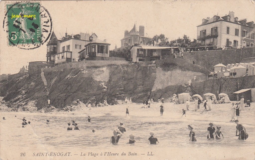 Saint-Enogat - La Plage à l'Heure du Bain.jpg