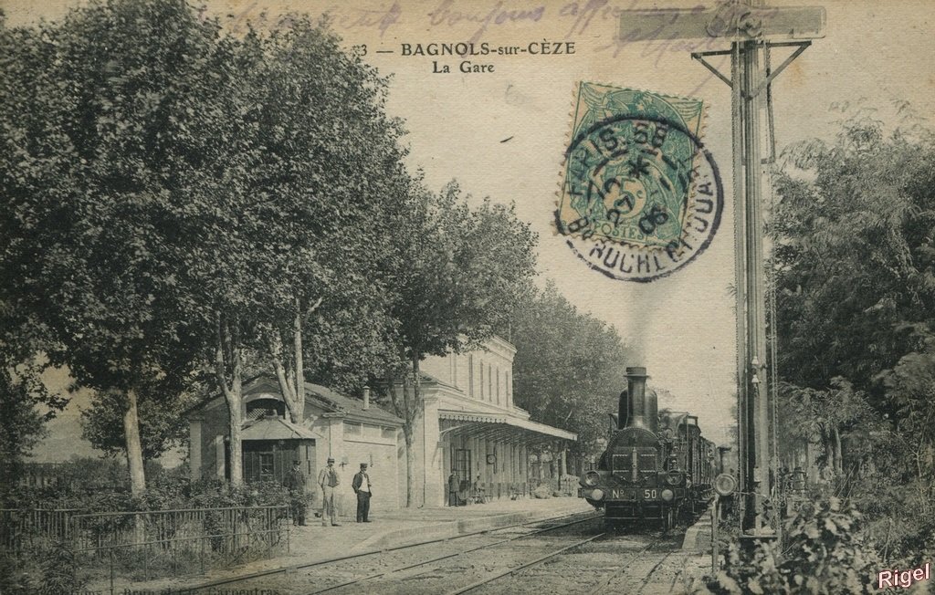 30-Bagnols - Gare - 3 editions J Brun et Cie.jpg