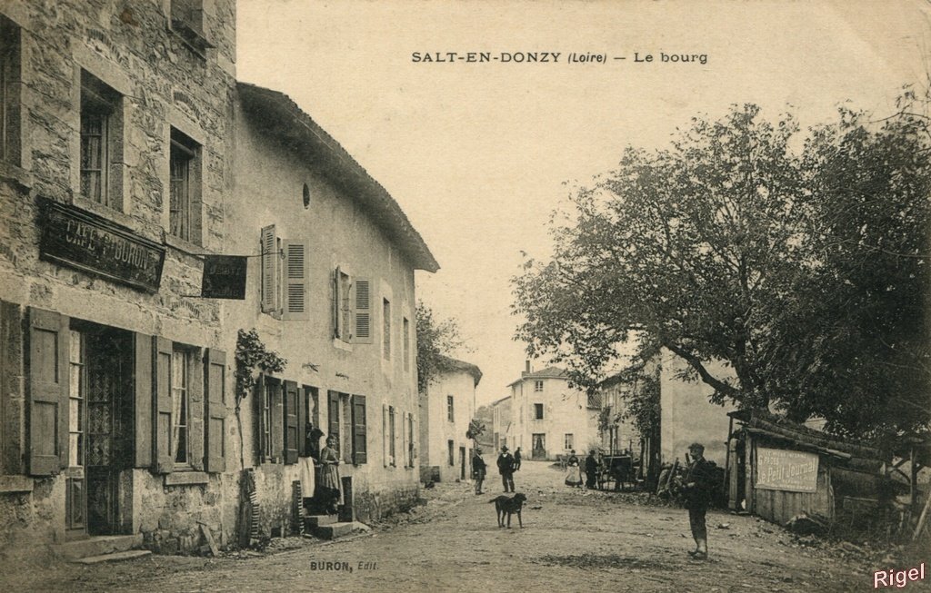 42-Salt-en-Donzy (Loire) - Le Bourg - Buron édit.jpg