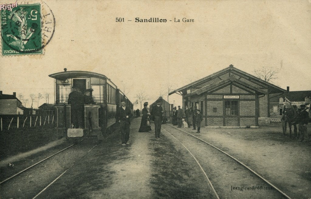 45-Sandillon - La Gare - 501 Jeangirad éditeur.jpg
