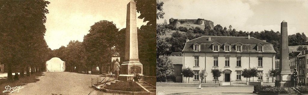 Mauléon - Les allées de la Soule, le Monument aux morts et le Fronton - Monument aux morts, grille.jpg