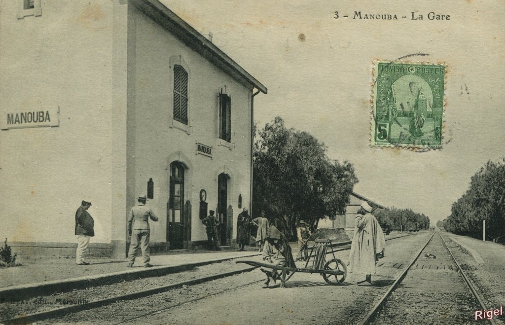 99-Tunisie - Manouba - La Gare - 3 Ruat édit.jpg