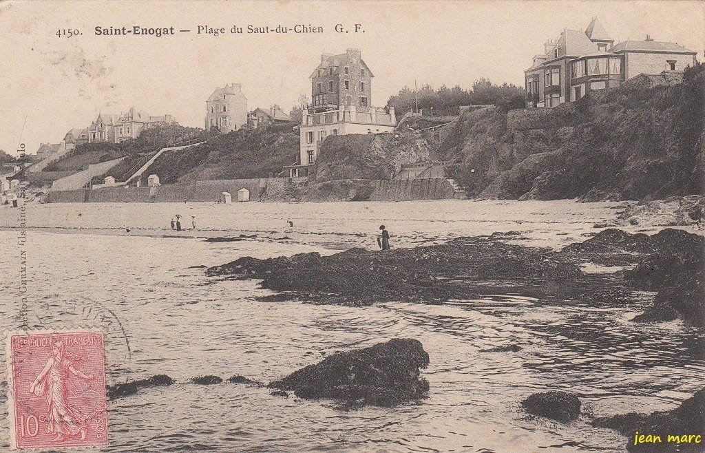 Saint-Enogat - Plage du Saut-du-Chien (1905).jpg