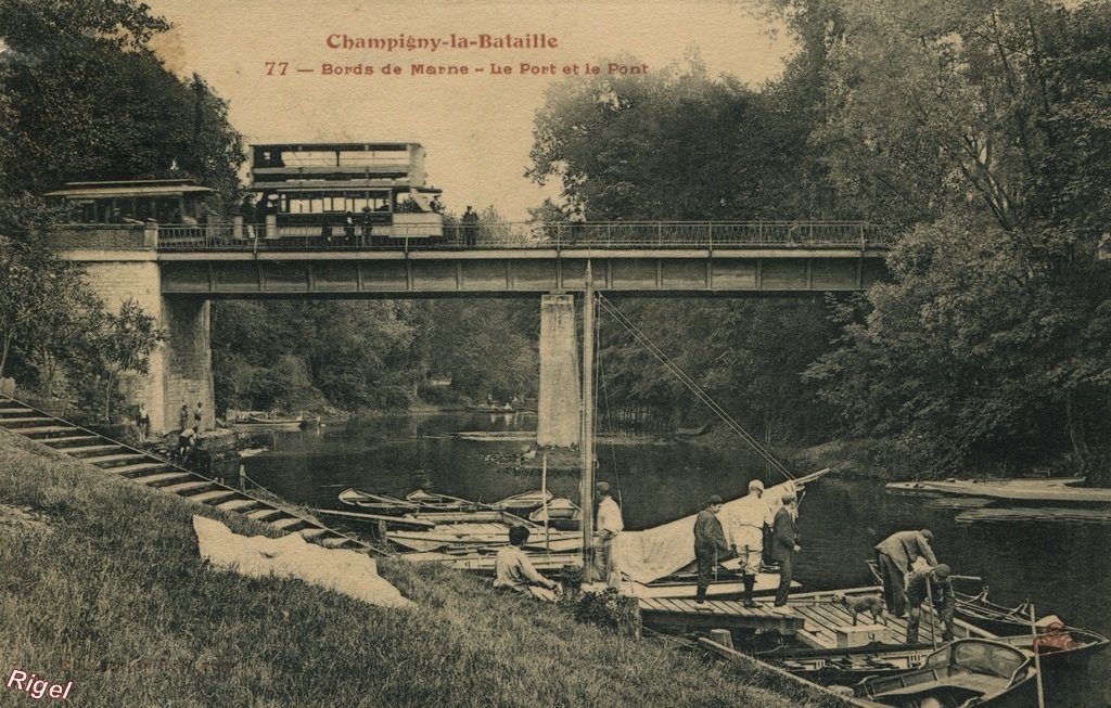 94-Champigny-la-Bataille - Bords Pont Pont - 77 4C.jpg