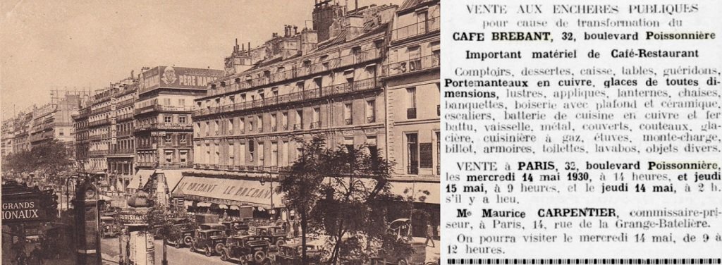 Café Brébant - Vente aux enchères 14 et 15 mai 1930 du matériel du café Brébant.jpg