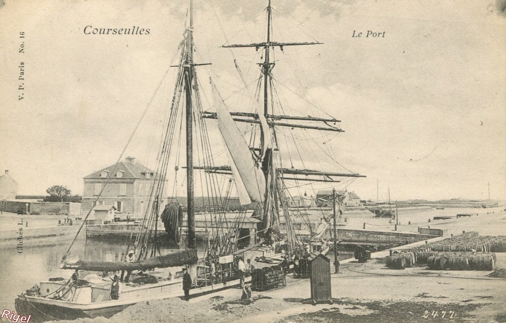 14-Courseulles - Le Port - Cliché LM - n16 VP Paris.jpg