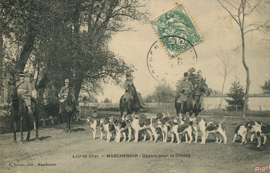 41-Marchenoir - Depart pour la Chasse.jpg