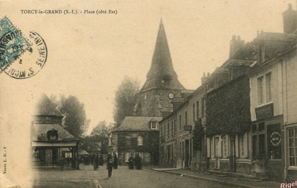 76-Torcy-le-Grd - Place Côté EST - Veuve L D 1.jpg