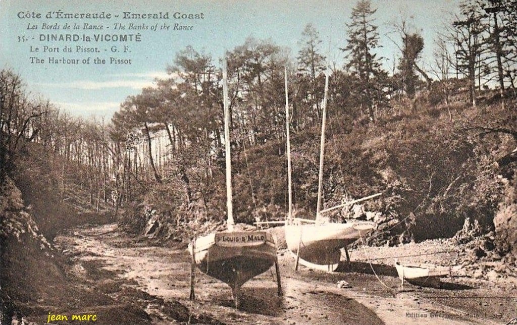 La Vicomté-en-Dinard - Le Port du Pissot (colorisé).jpg