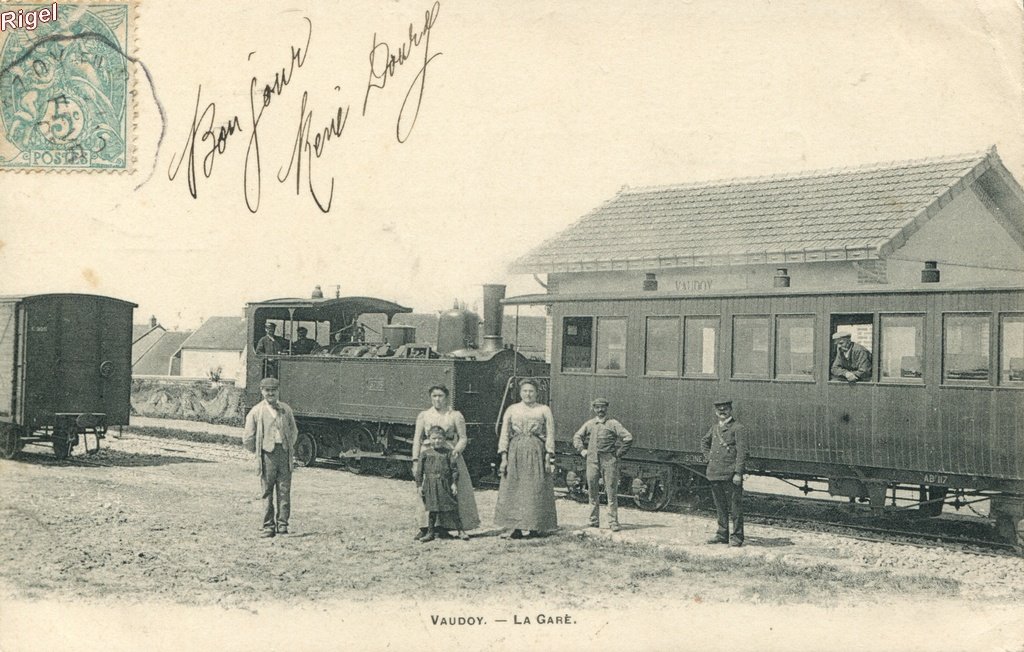 77-Vaudoy - La Gare - Phototypie A Breger frères.jpg