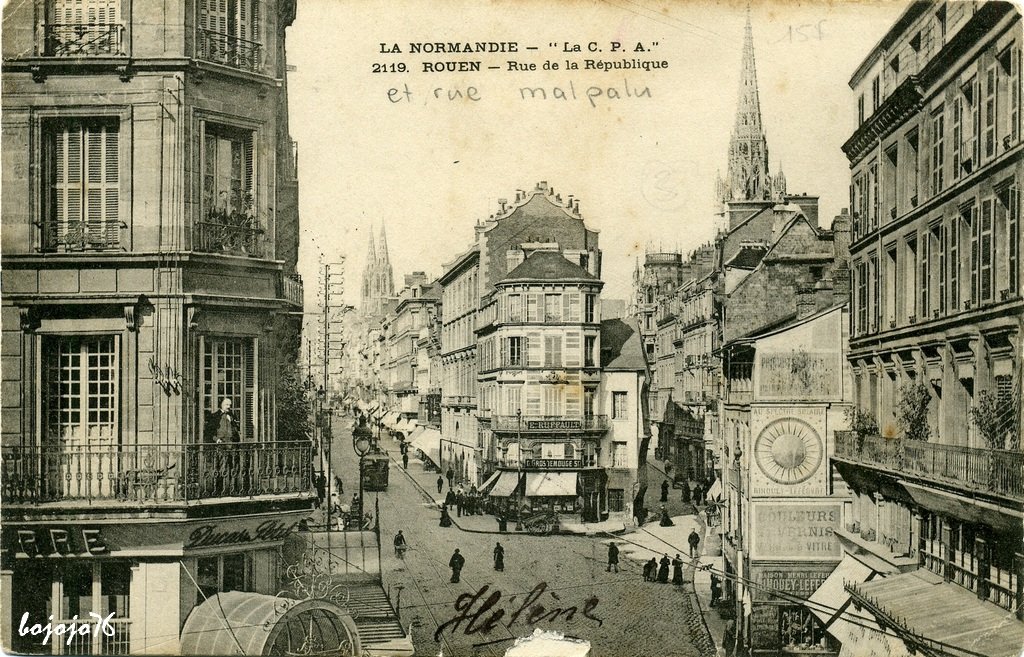 76-Rouen-Rue de la République et Malpalu.jpg
