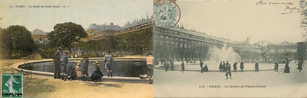 Bassin du jardin du Palais Royal (clichés JP. Rigouard et Zelig).jpg