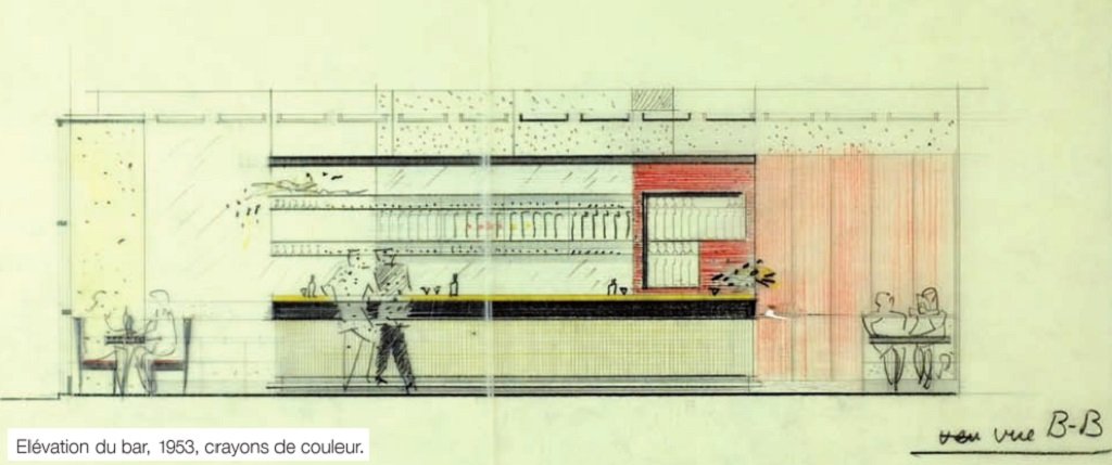 0 Plan du Café Rouquet réaménagement 1953 Jean Tschumi.jpg