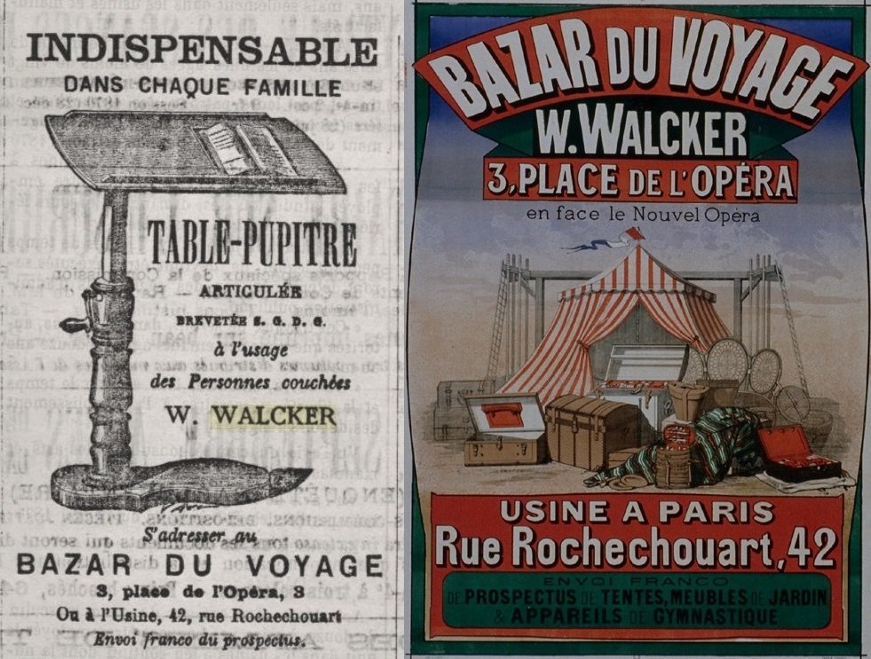 07 Réclame 23 mai 1875 Bazar du Voyage, mobilier scolaire - Affiche publicitaire Bazar du Voyage.jpg