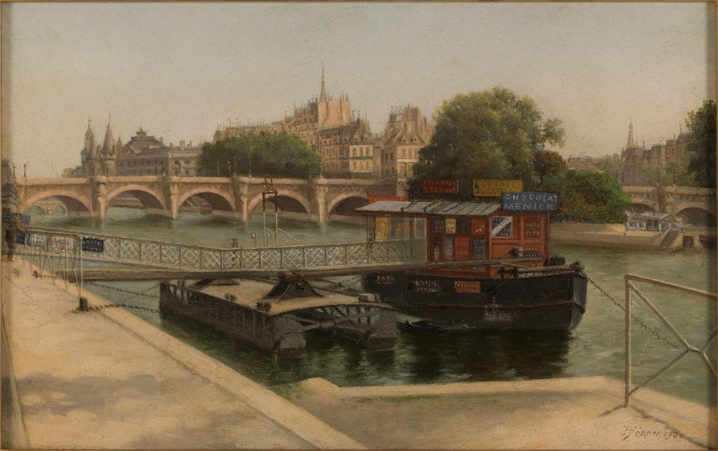 0 Julien Hippolyte Féron - Le Pont-Neuf vu du quai du Louvre 1900.jpg