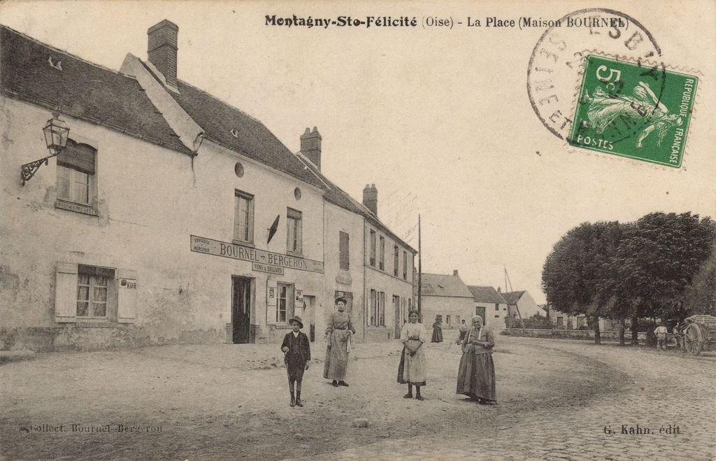 60 - MONTAGNY-STE-FELICITE - La Place (Maison BOURNEL) - Collect. Bournel-Bergeron - 14-03-23.jpg