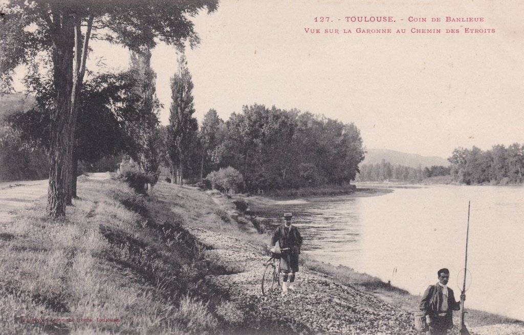 Toulouse - Coin de Banlieue - Vue sur la Garonne au Chemin des Etroits.jpg