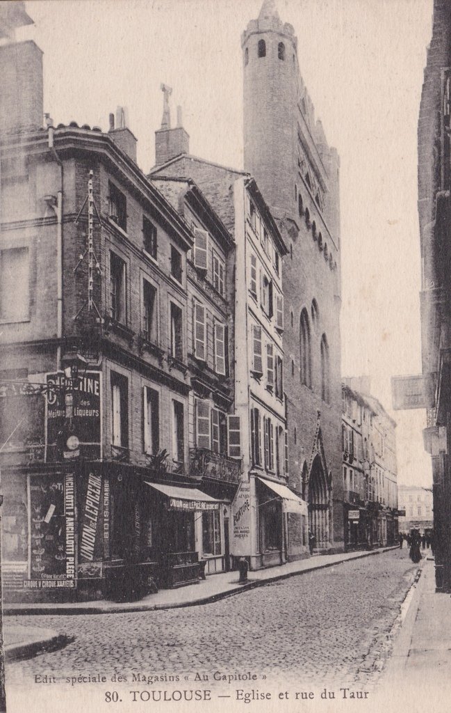 Toulouse-Eglise et Rue du Taur.jpg