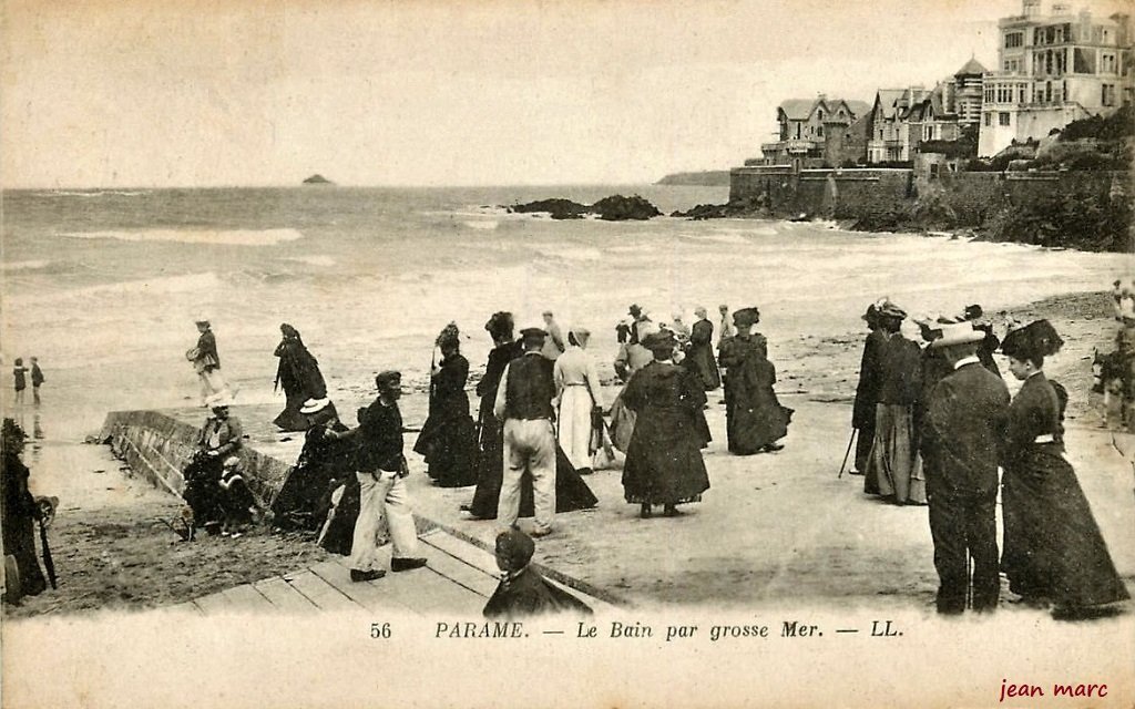 Paramé - Le Bain par grosse mer.jpg