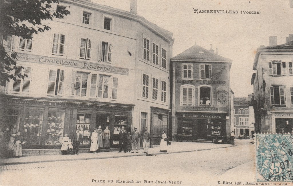 Rambervillers - Place du Marché et Rue Jean Vinot.jpg