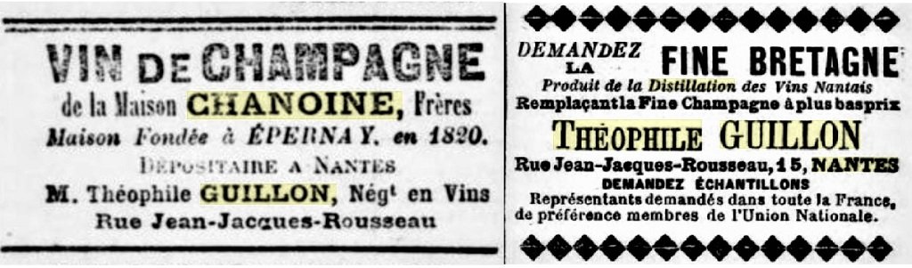 0 Réclames Théophile Guillon 1887 et 1895.jpg