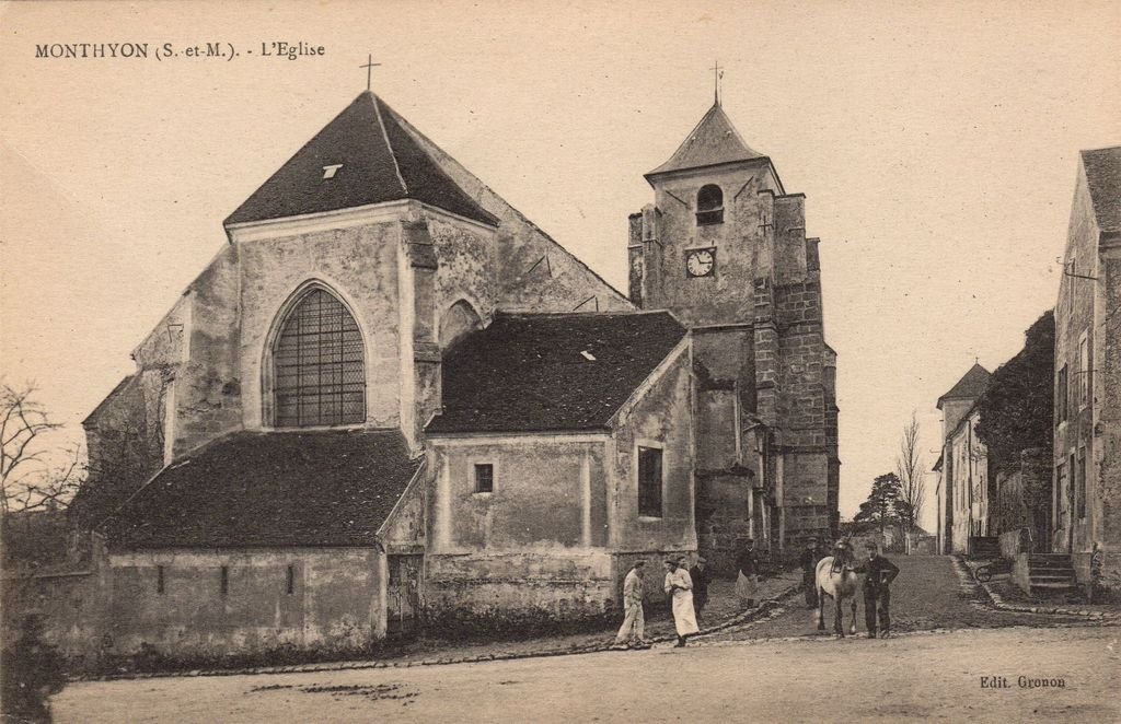 77 - MONTHYON - L'Eglise - Edit. Gronon - 17-04-23 - Copie.jpg