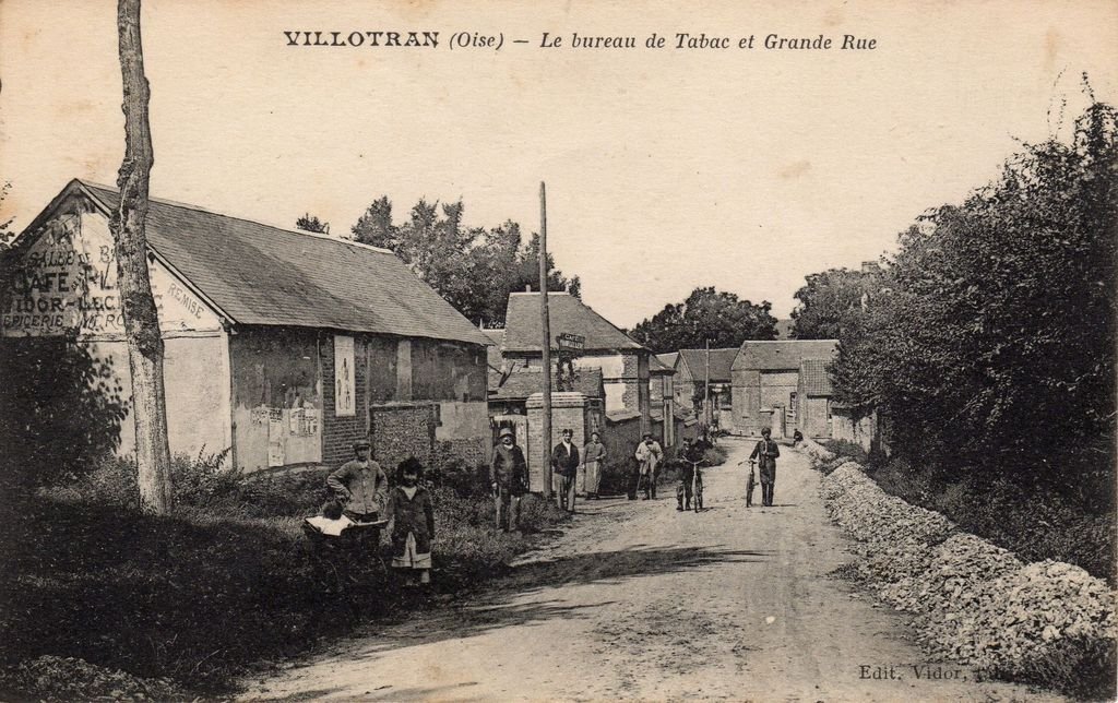 60 - VILLOTRAN - Le bureau de Tabac et Grande Rue - Edit. Vidor, tabac - 28-05-23.jpg