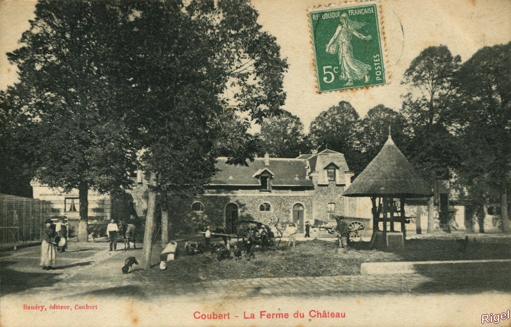77-Coubert - Ferme du Château - Baudry édit.jpg
