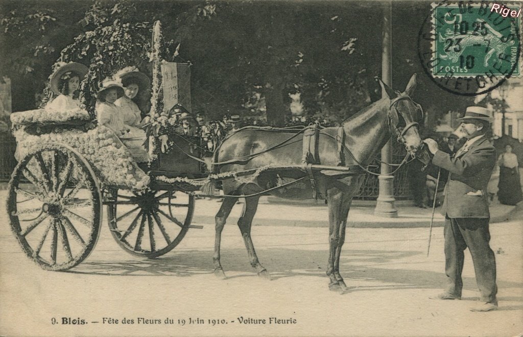 Attelage Blois - Fête Fleurs 1910  Rigel 7-06-2022.jpg
