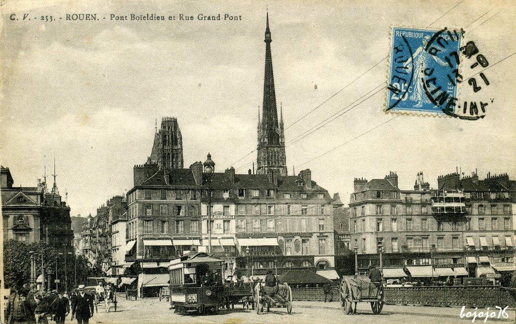 76-Rouen-Pont Boildieu et rue grand pont.jpg