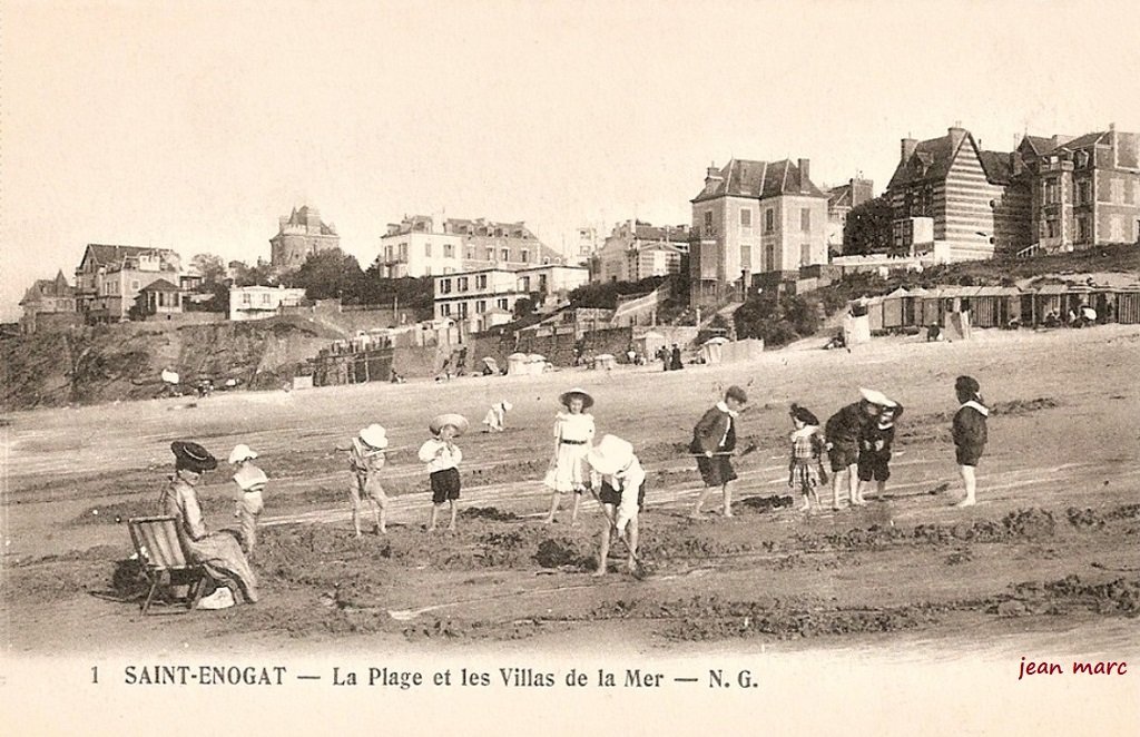 Saint-Enogat - La Plage et les Villas de la mer 1.jpg