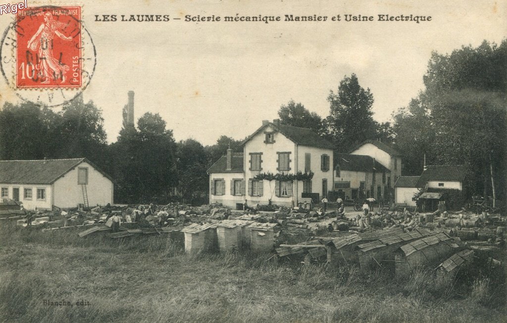 21-Les Laumes - Scierie mécanique - Blanche édit.jpg