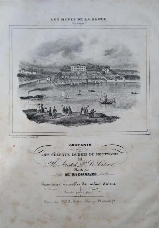 0 Les Rives de la Rance (dédicace à Céleste Dubois vers 1840).jpg