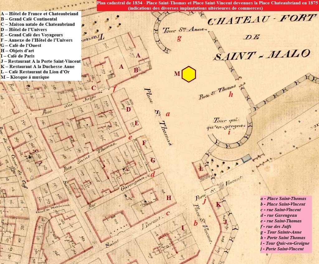 0 Plan cadastral 1834 future Place Chataubriand de Saint-Malo.jpg
