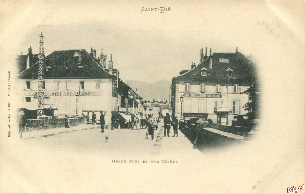 88-St-Dié - Grd Pont et Rue Thiers - 1281 Imp Ad Weick.jpg